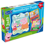 Ravensburger pusle 3x49 tk: Põrsas Peppa perega 12004288V